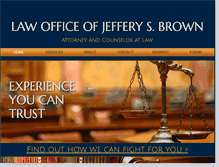 Tablet Screenshot of jeffbrownlaw.net